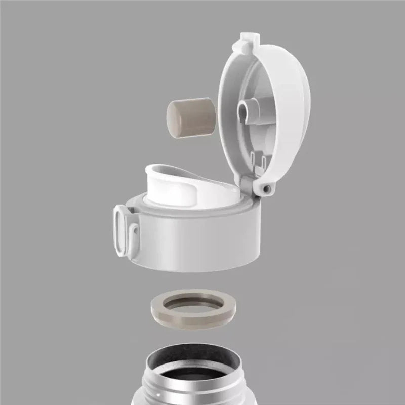 HOME&COFFEE® Portable Stainless Steel Vacuum Thermos Cup