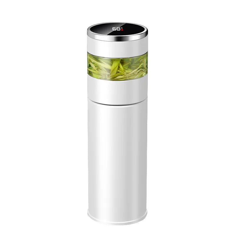 HOME&COFFEE® Smart Thermos with LED Display and Tea Infuser