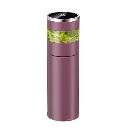 HOME&COFFEE® Smart Thermos with LED Display and Tea Infuser