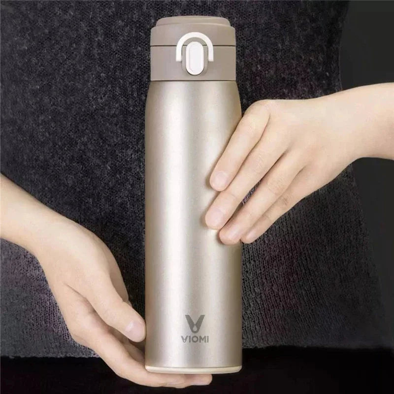 HOME&COFFEE® Portable Stainless Steel Vacuum Thermos Cup