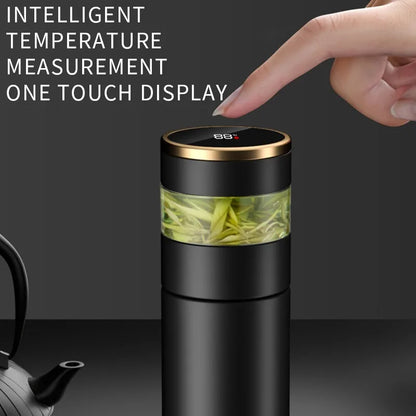 HOME&COFFEE® Smart Thermos with LED Display and Tea Infuser